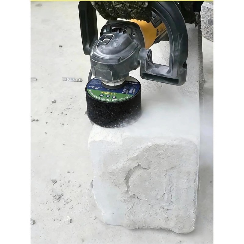 SIGNI 4 Inch Green Grinding Stone with 5/8-11 Thread for