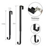 LBSUN Wreath Hanger, Adjustable Over The Door Wreath Hanger from