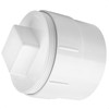 Ptazucv 4" PVC Sewer Cleanout Adapter with Plug Pipe Fitting,