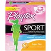 Fem Care Playtex Sport Tampons with Super Plus Absorbency Unscented