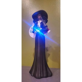 Home Accents Holiday Spell Bound LED 10" Fortune Teller Witch Statue Changes Color