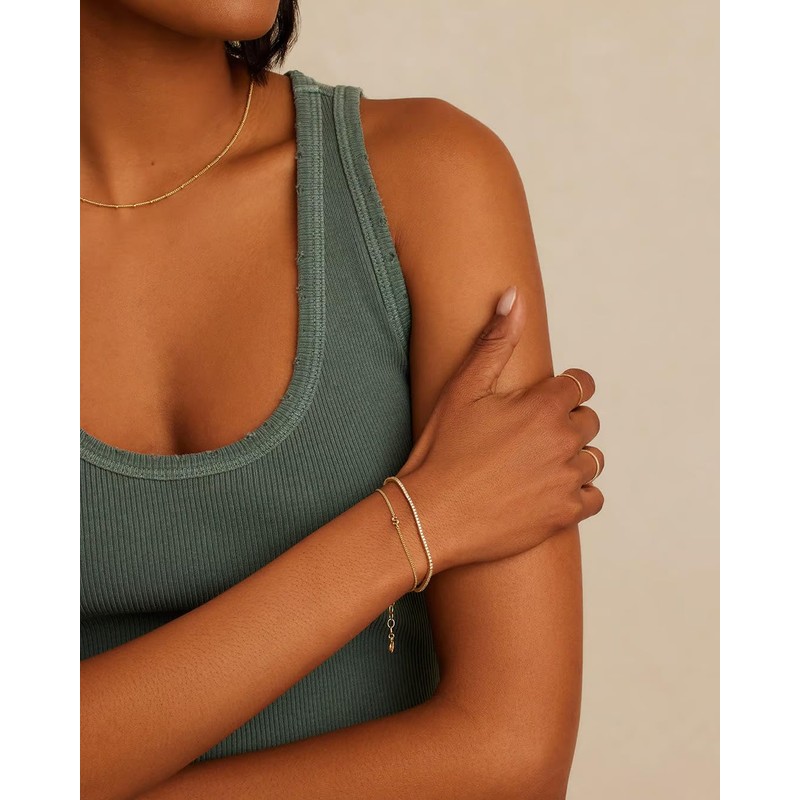 gorjana Wilder Mini Alphabet Bracelet S