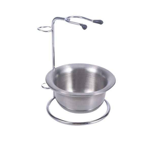 Beavorty Shaving Stand with Bowl for Men Razor Holder Brush