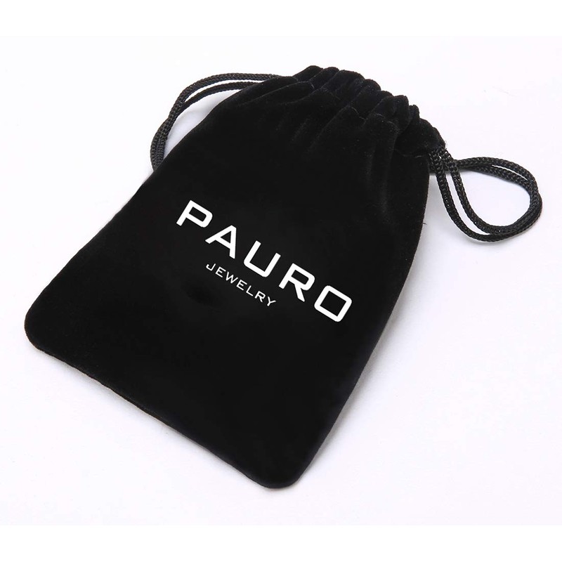 PAURO Men's Chinese Zodiac Animal Round Hollow Pendant Necklace Sheep