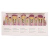 10PCS Travel Makeup Brushes Detachable Handle Powder Brush Set for