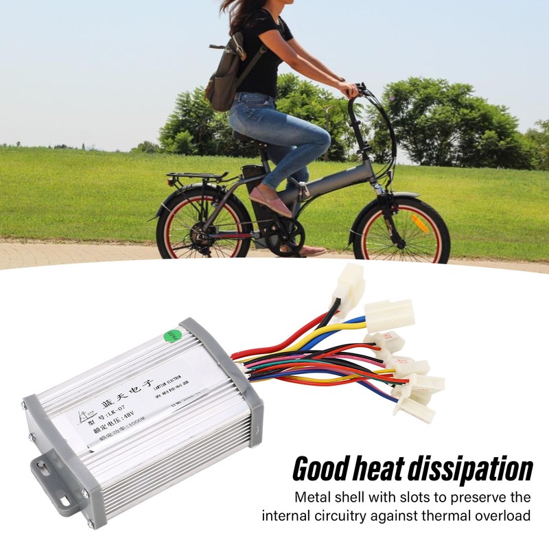 48V 1000W Electric Bike Retrofitting Kit Brushed Controller Thumb Throttle