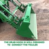 HECASA Tractor Bucket Hook Grab Hooks Compatible with John Deere