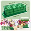 Floral Foam Cage,Flower Foam with Holder,Dry & Wet Flower Foam