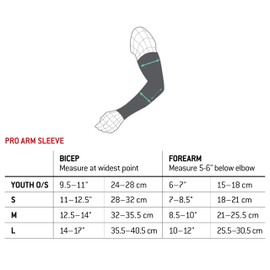 G-Form Padded Compression Basketball Arm Sleeve for Basketball Players - Protective Sports Gear - Basketball Sleeves for Men - Black, Adult Medium