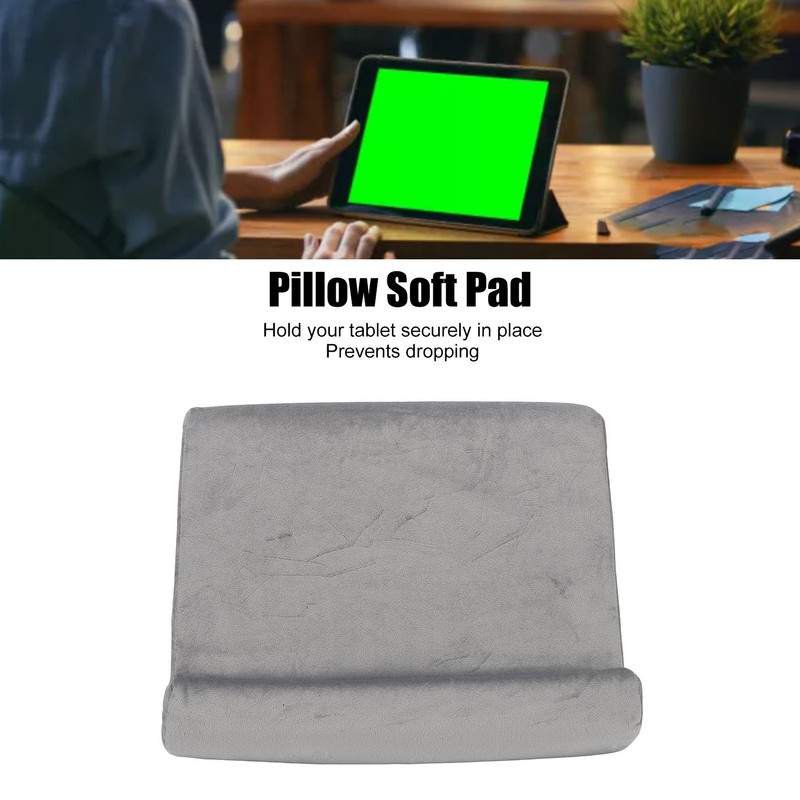 Tablet Pillow Stand Triangular Soft Comfortable Angled Viewing Tablet Reading