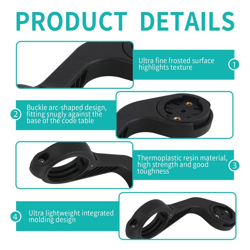 Robust Bicycle Mount for GPS Bicycle Computers and Cameras, Compatible