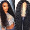 Rvtkak Wig Head, Black Women Wigs Deep Curly Wig Long