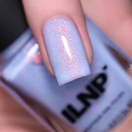 ILNP Rainshower - Pastel Periwinkle Blue Shimmer Nail Polish