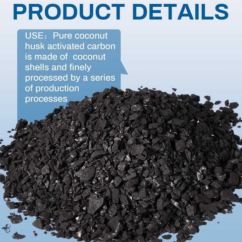 Timgle Timgle Bulk Water Air Filter Activated Charcoal Coconut Hull