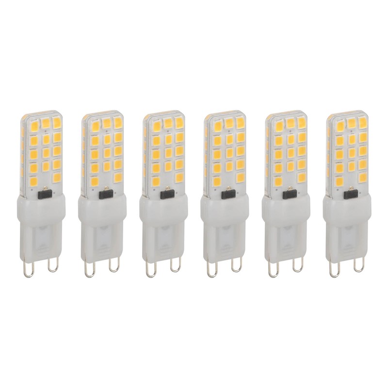 6PCS G9 LED Light Bulb Dimmable 5W 450LM 28 Beads