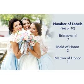 Pairs well with Bridesmaid Duties ● SET of 10 ● Bridesmaids Wine Labels, Bridesmaid Proposal, Minimalist Will You Be My Maid of Honor Bridal Party Ask Wine Stickers, Gift Box Label A200-ASK–10