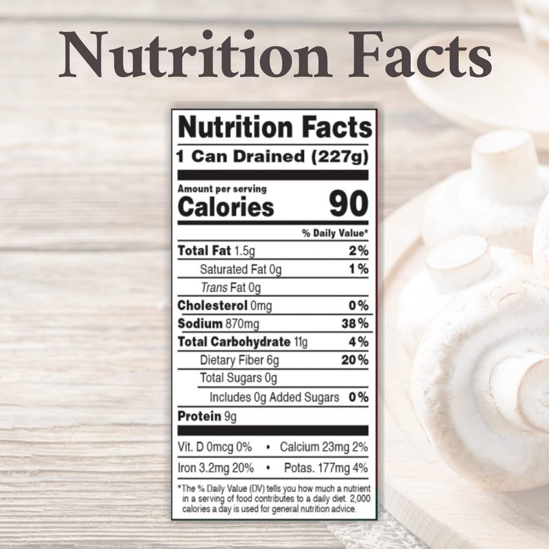 Roland Foods Whole Peeled Straw Mushrooms, Specialty Imported Food, 15