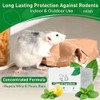 Pest Rodent Repellent, 24 Pack Peppermint Oil Repellent for Mouse