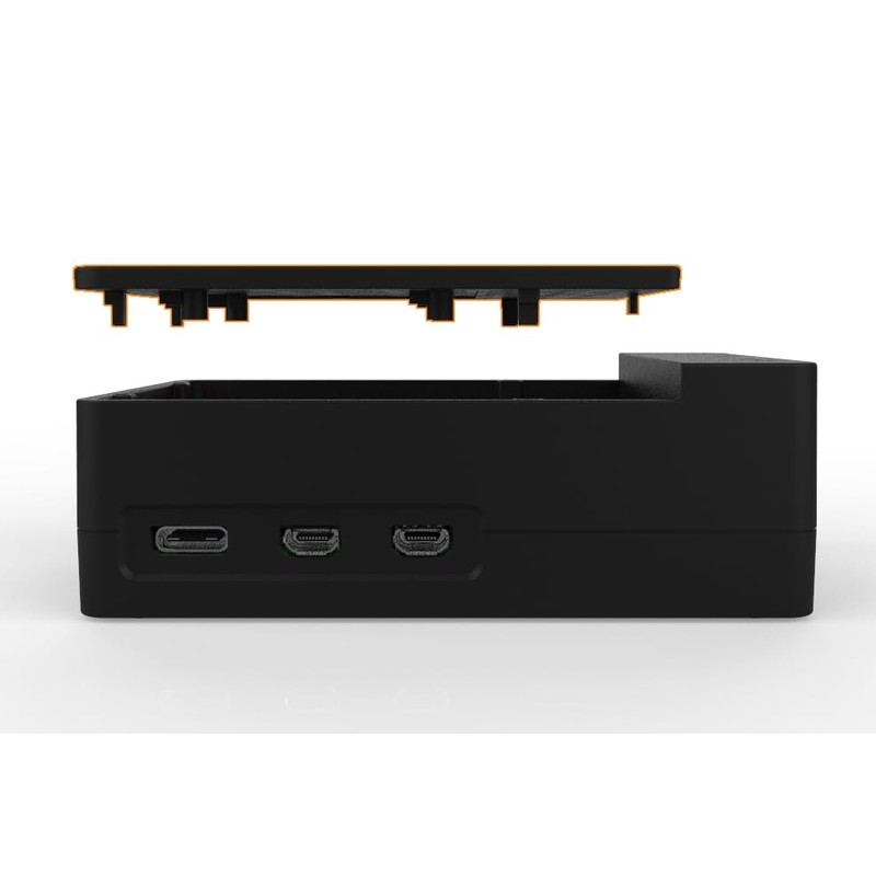 iUniker Case for Raspberry Pi 5, ABS Fan Case with