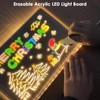 LED Note Board with Stand and 7 Colours, Luminous Message