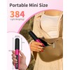 Hoson Cordless Hair Straightener,Portable Mini Flat Iron Travel for Bangs,Short