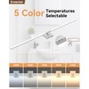 Ensenior Modern Bathroom Vanity Light 48 Inch, Built-in Dimmer, 28W