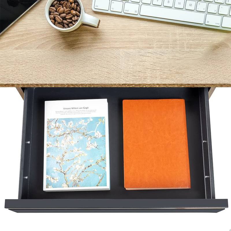 OSteed 1 Pack Under Desk Drawer 18", Pull-out Storage Organizer