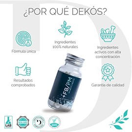 Dekós +FB/PM | Dúo Pack de 2 Frascos de +FB/PM | Suplemento Alimenticio Termogénico de Noche con Gaba, L-Triptofano, Té Verde, Magnesio y Vitamina B1,
