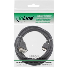 InLine Adapter Cable Black, 3 m