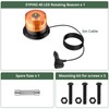 EYPINS 40 LED Rundumleuchte, 40W Auto Warnleuchte, Rundumleuchte Orange, Magnet