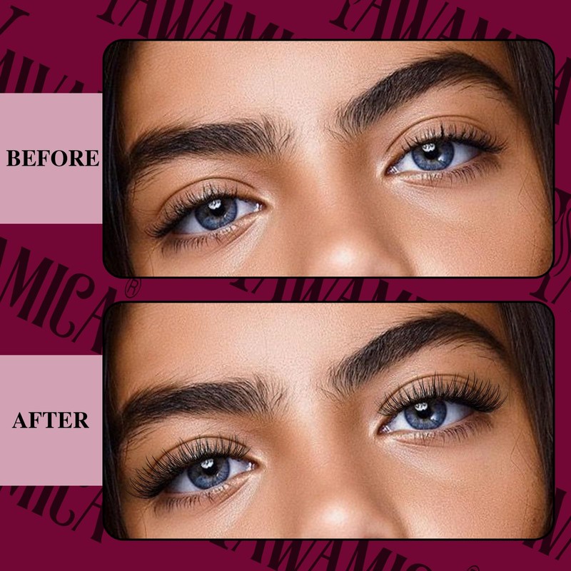 Natural Lash Extension Kit Wispy Eyelash Clusters 9-11mm Lash Cluster