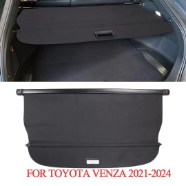Unbranded Cargo Cover Fits 21-24 Toyota Venza XU80 Retractable Trunk Security Shield Shade