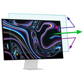 ANTOGOO V 32 Inch 16:9 Monitor Blue Light Filter TV Screen Protector - Anti Glare Film Eye Protection Blue Light Blocking Screen Protector for 32” LCD, LED, OLED & QLED 4K HDTV with 16:9 Display