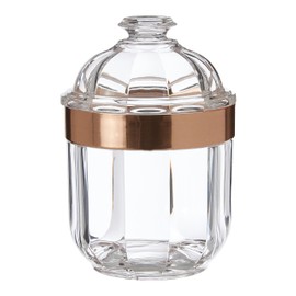 Premier Housewares Durchsichtiger Behälter, acryl, Rose Gold, S