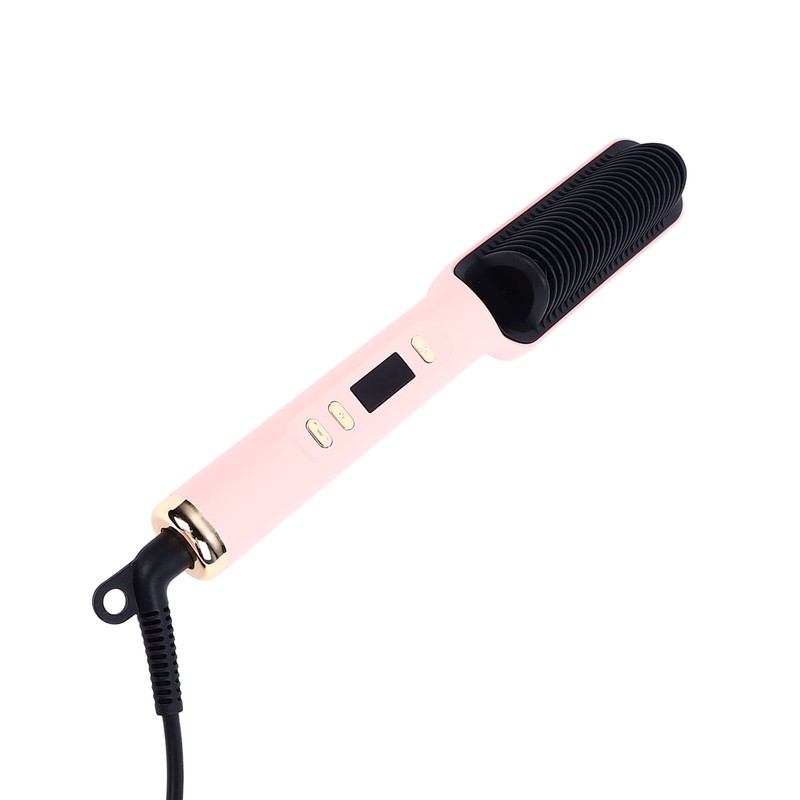 Straight Curly Hair Iron 2 Purpose Electric Curling Comb Negative