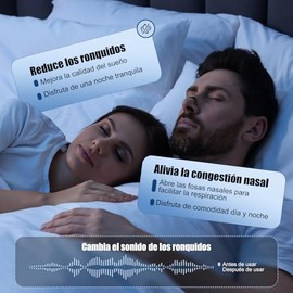 Tiras Nasales Antironquidos-Dilatador Nasal para Alivio Instantáneo de la Congestión,Reducir Ronquidos y Mejorar el Sueño, Uso Deportivo y Nocturno, I