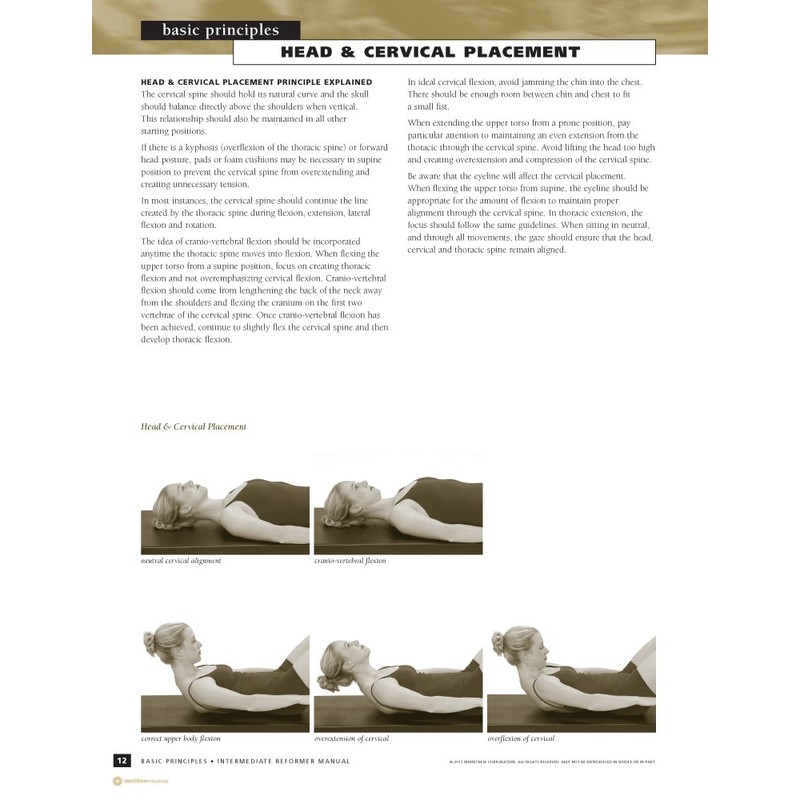 Merrithew STOTT PILATES Intermediate Reformer: A Fully Illustrated Manual