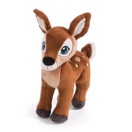 NICI 49209 Cuddly Toy Deer Mala Magic 27 cm Brown Standing Sustainable Soft Toy Made of Soft Plush, Cute Plush Toy for Cuddling and Playing, for Children and Adults, Great Gift Idea