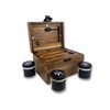 BzzBox Decorative OG Storage Box - Acacia, Lockable, with 3