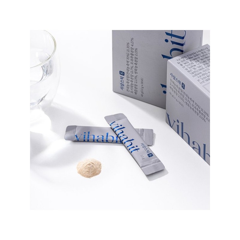 Vital Habit 사삼스틱 사삼 잔대 모시대 모과 목관리 Sasa Stick