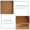 DOITOOL Rectangular Wicker Baskets Storage Baskets Rectangular Wicker Baskets with