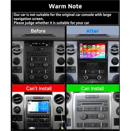 8Core 2G+64G Radio for Ford F150 F-150 2008-2014 DSP 46EQ Car Stereo Wireless CarPlay 9inch 1280x720P IPS Touchscreen 5.0Bluetooth GPS 63UIs FM/RDS Android Auto Mirrorlink WiFi AHD Backup Camera