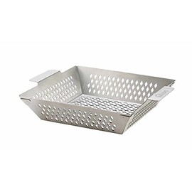 tepro Grill Accessories Grill Basket M Stainless Steel Base is Perforated