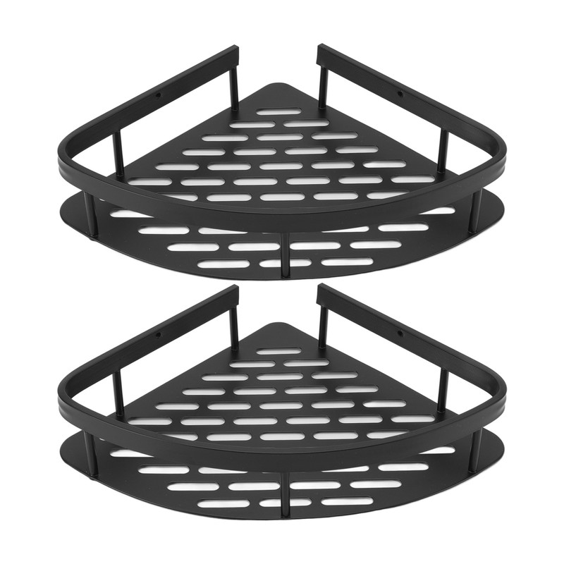 Triangular Shower Shelf Punch Free Rustproof Aluminum Shower Corner Shelf