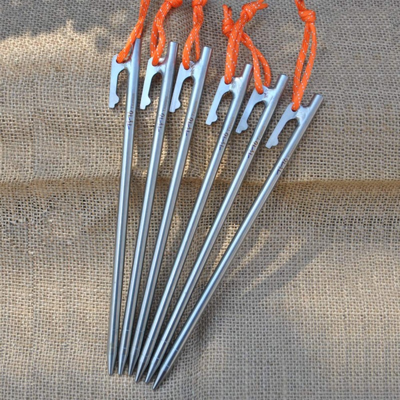 TITO High Strength Titanium alloy tent stakes Tent pegs nail