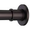 BRIOFOX Industrial Shower Curtain Rod - Never Rust Non-Slip 43-72