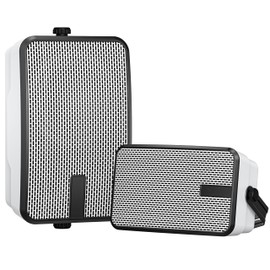 MWAU Outdoor Bluetooth Speakers 400w for Garage, Patio, Porch, Gazebo, Soffit, Entertainment Room. Wall Mount Speaker, Wireless Sync Up to 100 Speakers, IPX5 Waterproof (2 Pcs)