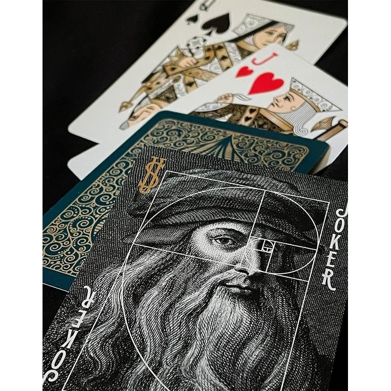 Bicycle Playing Cards 2 Deck Aureo Collector’s Bundle, Green Gold