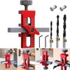 Cabinet Door Installation Jig, 2-in-1 Mounting Tool with Adjustable Positioner,