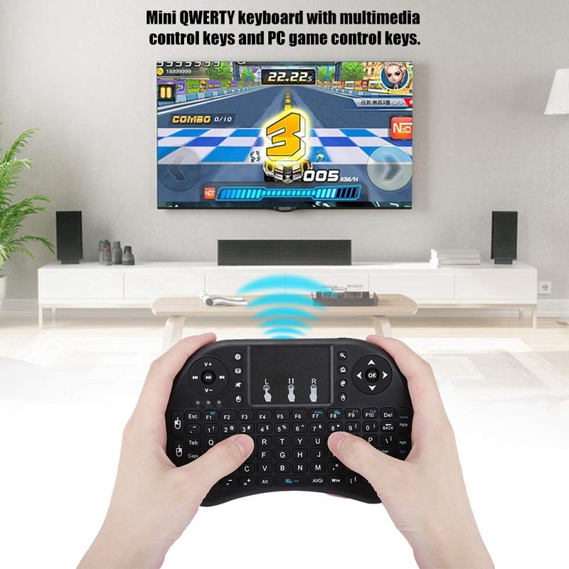 Kit de Teclado y ratón inalámbricos Mini Teclado para Smart